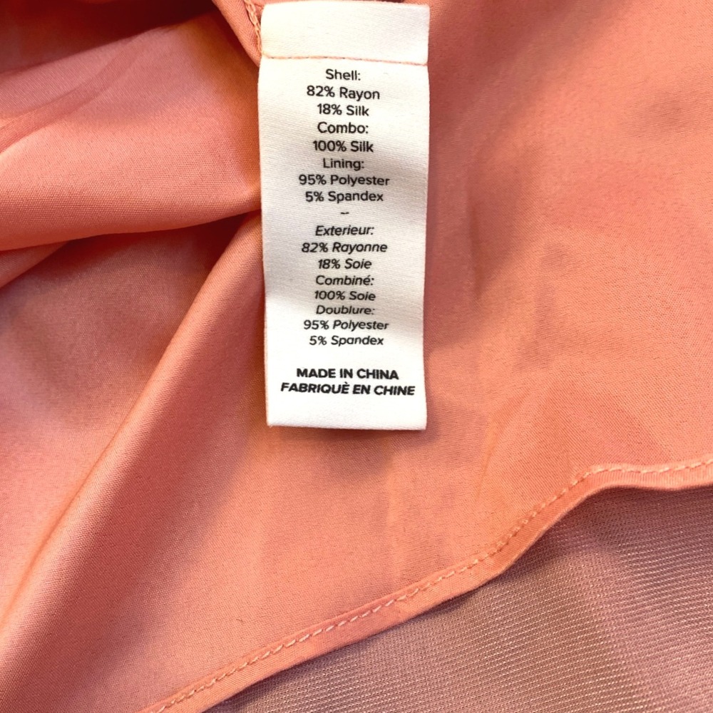 NEW CINQ A SEPT Velvet Kiki Ruched Tie Mini Dress Size 14 Pink Silk Formal Party - Picture 11 of 12